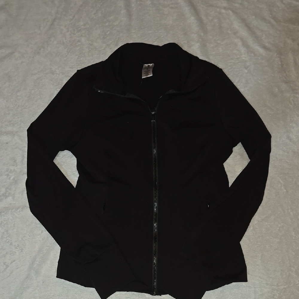 Elegant Women's Black Athletic Jacket